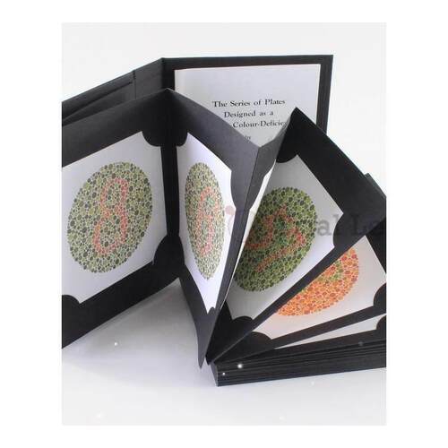 24New 2024 Ishihara Book 38 Plates Optometry Color Blindness