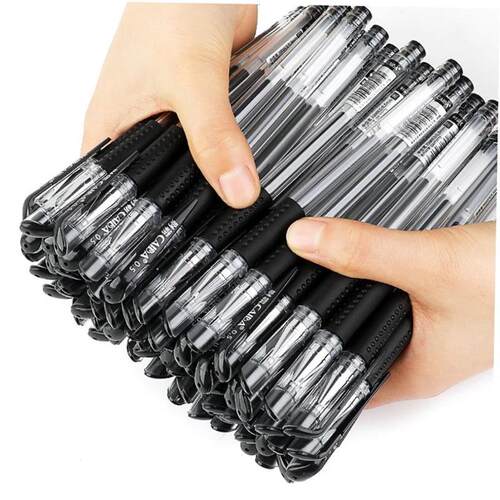 Writing pen 100 neutral pens 0.5mm black water-based pen