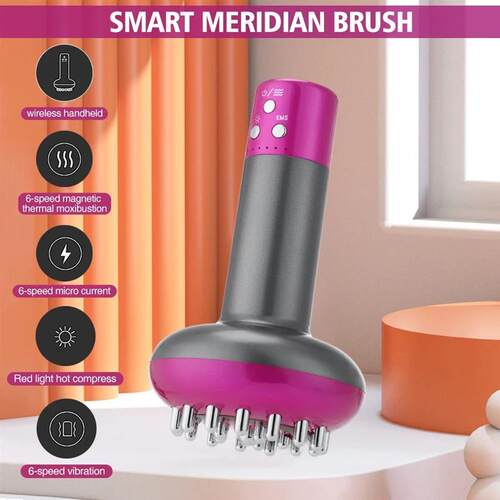 3-n-1 Electrc Gua Sha Tool wth Functon - Rechargeable Body M