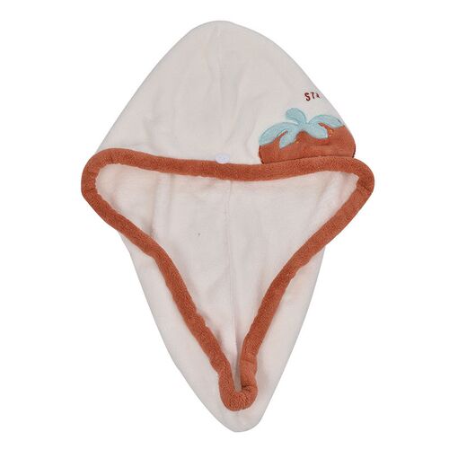 Cute Girly Strawberry Hair Drying Cap WaterAbsorbent QuickDr