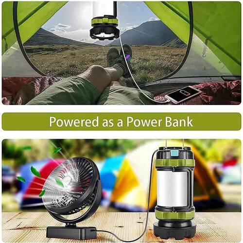 New LED Camping Lantern Rechargeable Lantern 3000mAh Power B