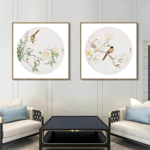 New Chinese living room penalty bird decoration painting