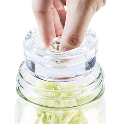Fermentation Glass Weights Heavy Fermenting Lids Mason Jar