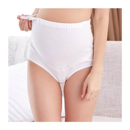 Pregnant Cotton Panties Soft Elastic Highwaist Large Size
