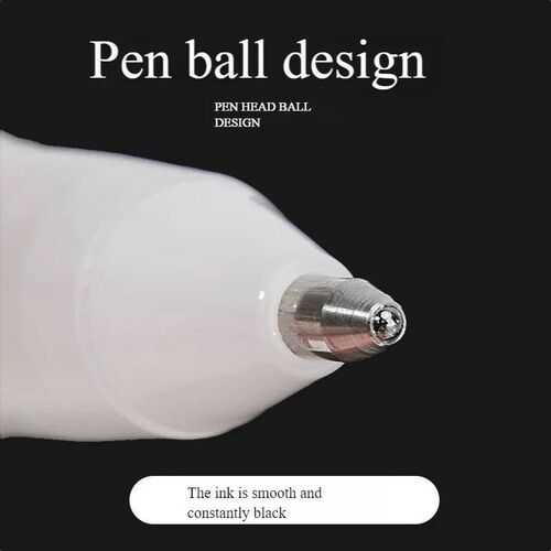 3 Pcs Creative White Ink Gel Pen Highlight Marker Pen 0.8mm