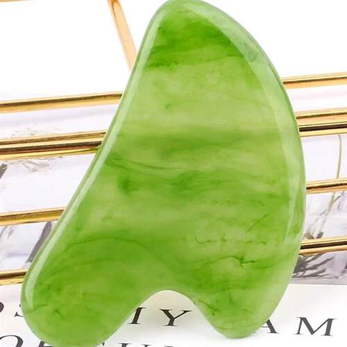 ?? Resin Gua Sha Massage Board for Face Rose Pink Guasha P