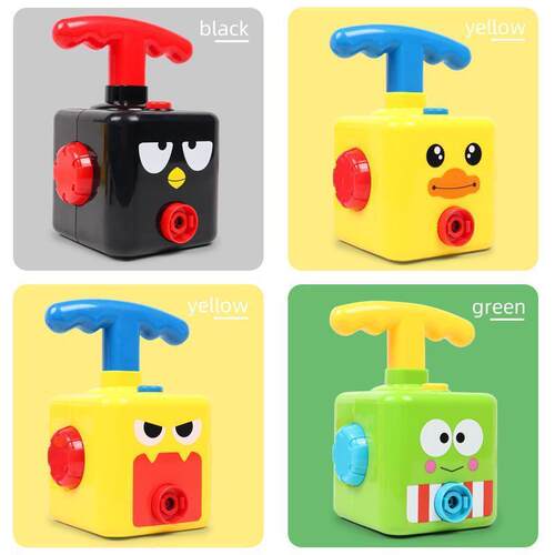 Educational Childrens Air Powered Balloon Car Cartoon Flyin