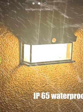 LED Solar Tungsten Light Human Body Induction Solar Wall Lam