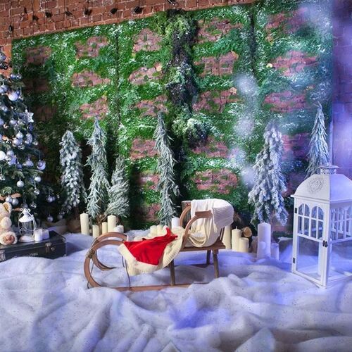 Christmas Snow Cover Blanket Artificial Cotton Blanket for C