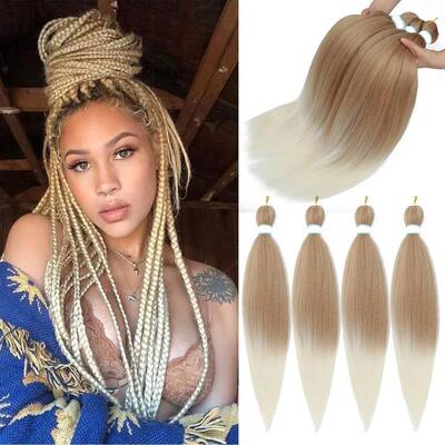 Braiding Hair Pre Sretched Synthetic Braid Extensions Jumbo