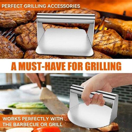 2Pcs Burger Press,Hamburger Press,5.5Inch Round & Square