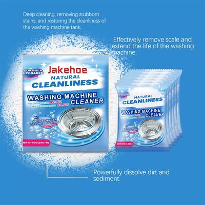Jakehoe Laundry Machine Cleaning Powder Effective Cleaning S