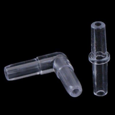 10Pcs 2Way/3Way Clear Aquarium Tube Connector Air Valves