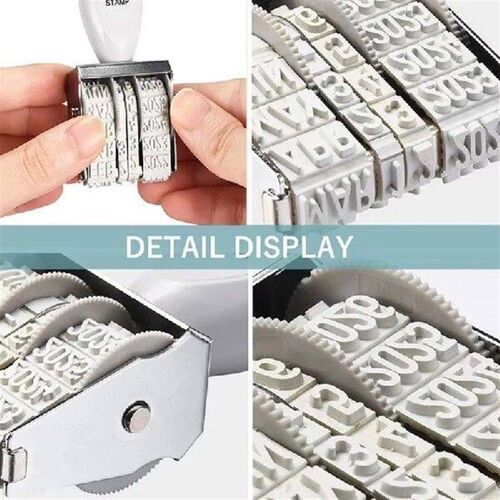 Rubber Stamp Line Dater English Date Stamp Rubber Date Stamp