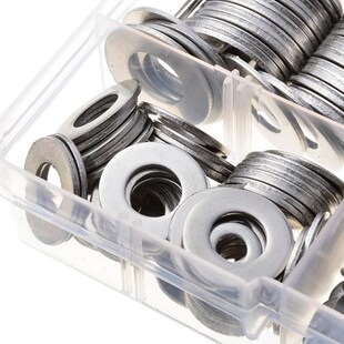270Pcs M4-M12 Stainless Steel Washers Metric Flat Gasket Kit