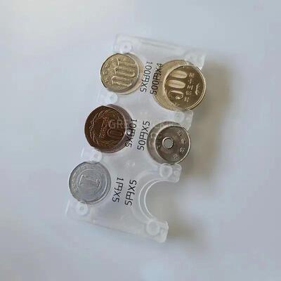 Mini Portable Coin Organizer, Portable Plastic Coin Holder,