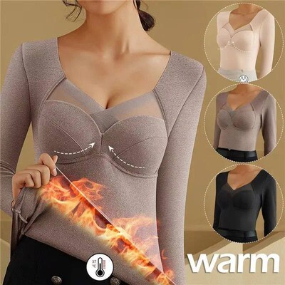 New Womens Thermal Underwear Plus Size Vest Thermo Lingerie