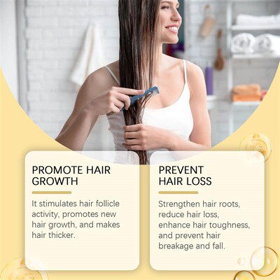 HOEGOA Honey Hair Oil - Honey and Rosemary Scalp Care for Sm