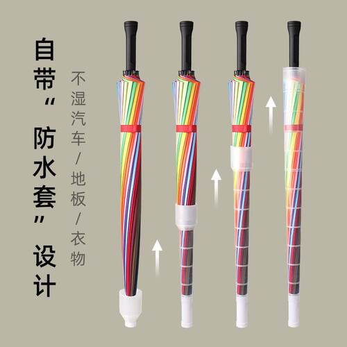 strong umbrella big men 24骨伞 foldable wind ti storm sun
