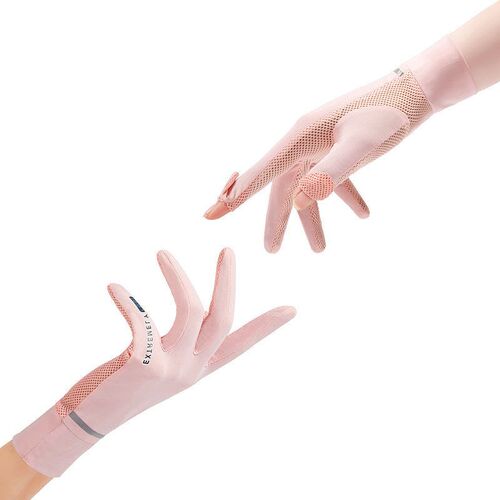 Ice silk sunscreen gloves for men and women D139 summer trav