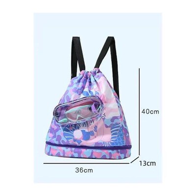 Childrens swimming bag waterproof storage bag beach bag bea