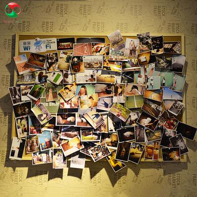 cork board photo wall message board note board advertising