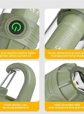 LED Multi Functional Outdoor Camping Light Rechargeable Flas