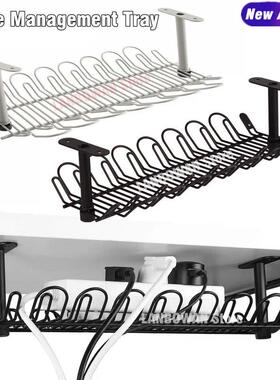 Home Organizer Under Table Storage Rack Cable Holder Storage