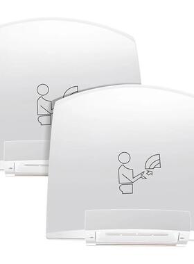2-Pack Commercal Hand Dryer, 1200W, 110V, Whte - Compact & u