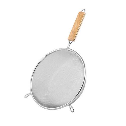 Large Stainless Steel Slotted Spoon for Filtering Soy Milk,