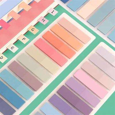 800Pcs Sticky Notes Index Tabs Page Book Markers, Transparen