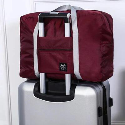 1Pc Red/Navy/Green Multifunctional Folding Travel Bag Single