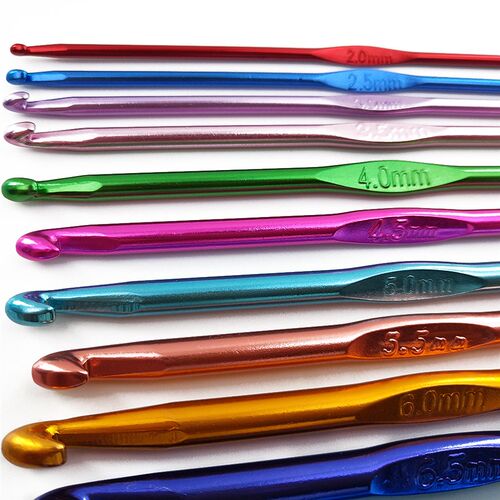 Metal Knitting Needles Crochet Hooks Handmade DIY Hand Craft