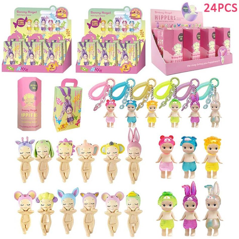 1/3/6/24PCS Sonny Angel Blind Box Hippers Dreaming Candy Sto - 实物图