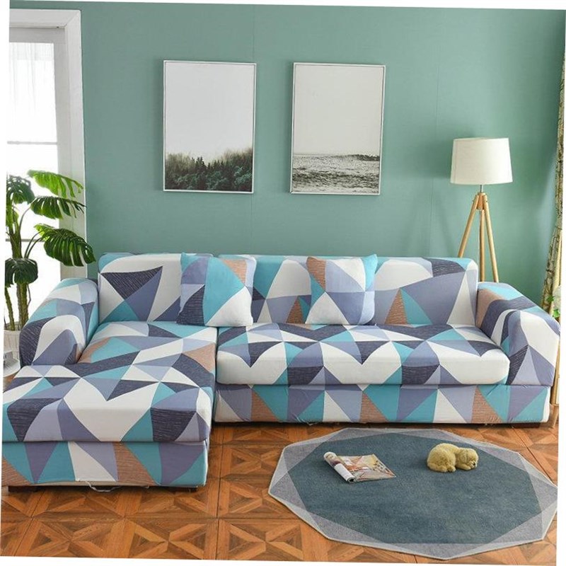 1/2 pieces Sofa Cover Set Geometric Couch Cover Elastic Sofa图片