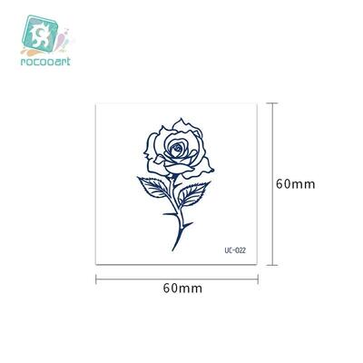 30pcs Semi Permanent Cartoon Herbal Tattoo Stickers For Wome