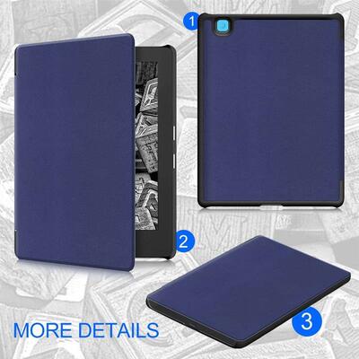 Smart Magnetic cover case for 2017 Kobo aura H2O edition 2