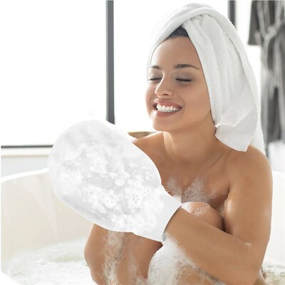 Mud Bath Towel Exfoliator Mitt Exfoliating Bathing Gloves Bo