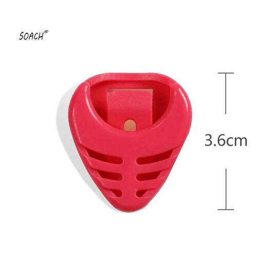 2024 hot small beautiful box guitar pick 7 color 3.6cm high