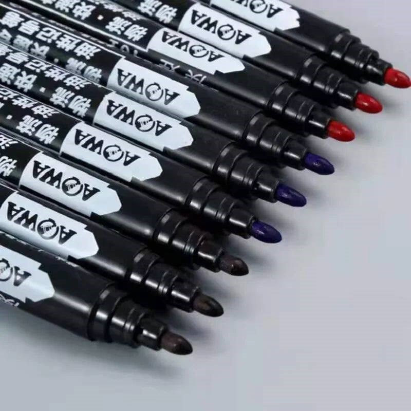 Waterproof Oil-Based Marker Pen in Black, Erase-Proof, Bold图片