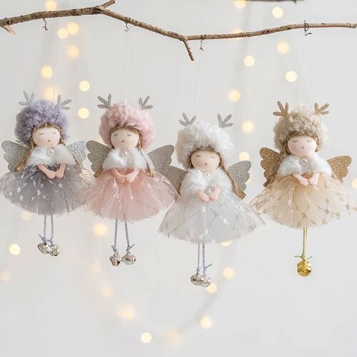Navidad Christmas Angel Dolls Xmas Tree Pendant Ornaments  N