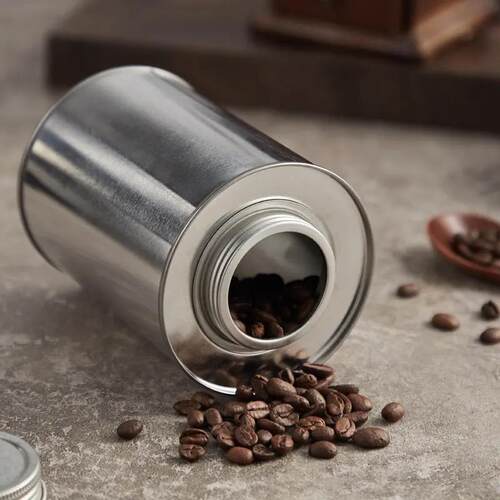 Sealed tin cans for coffee beans can kitchen storage sticker