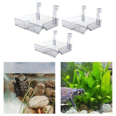 Hanging Turtle Basking Platform Reptile Tank Ladder for