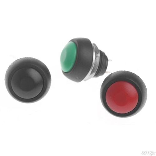 1PC DS-333B Waterproof Momentary SPST Push Button Switch Lat