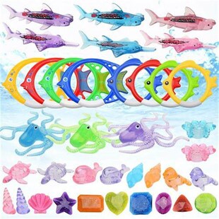 Diving Game Toys Set Swimming Pool Throwing Toy Dive Swim Ri