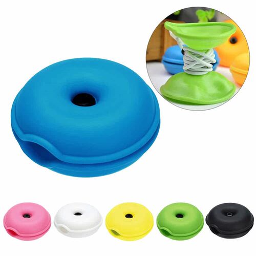 6 Colors Cable Cord Organizer Smart Turtle Shaped Wrap Wire