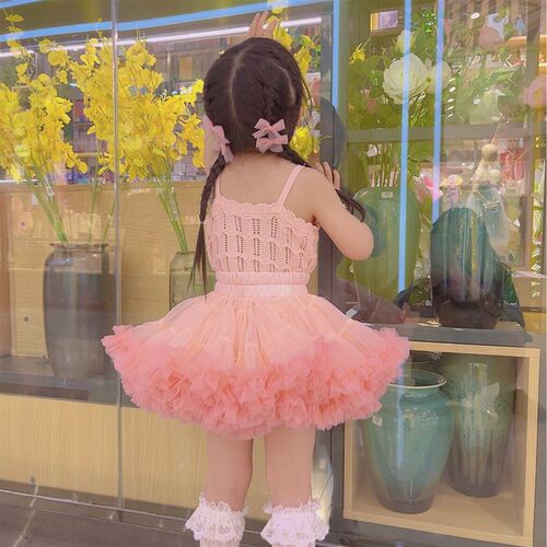3rd generation tutu skirt rainbow skirt protruding skirt co