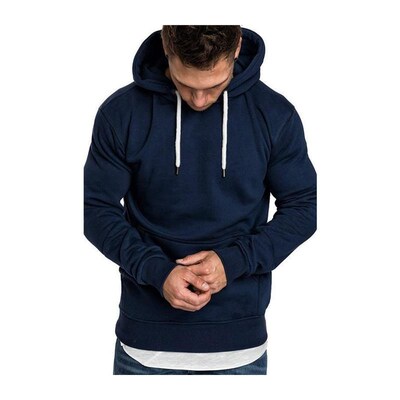 Men autumn winter hooded coat hoodie tops sweatshirt for man