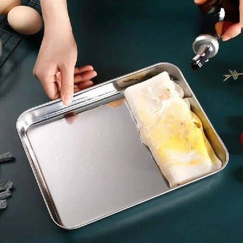 Rectangular Nonstick Pan Stainless Steel Cookie Cooking