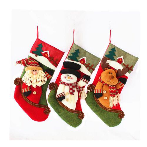 Christmas decoration tree stocking gift bag pendant 耶诞袜